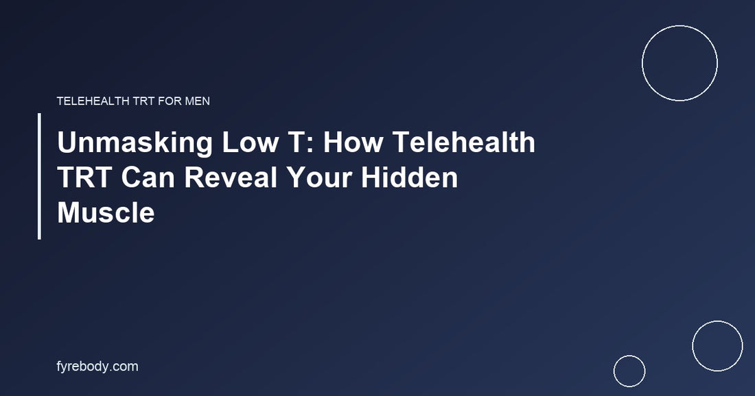 Unmasking Low T: How Telehealth TRT Can Reveal Your Hidden Muscle